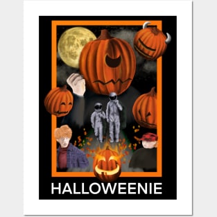 Halloweenie Posters and Art